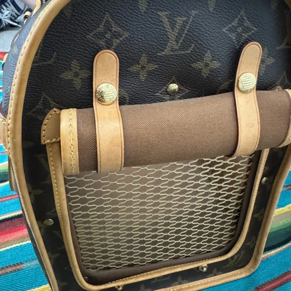 LOUIS VUITTON Pet Carry Monogram Sac Shan 40